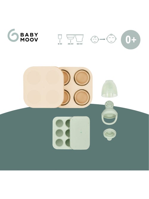 Set contenants silicone & grignoteuse 'Babymoov' - Kiabi