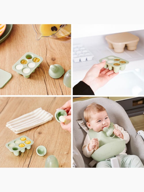 Set contenants silicone & grignoteuse 'Babymoov' - Kiabi