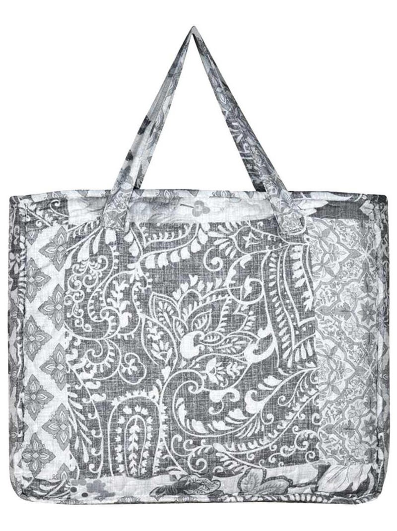 Set couvre lit boutis Gris - Kiabi