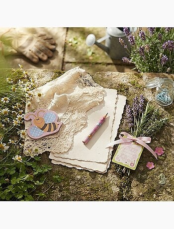 Set crayon et bloc notes ma petite abeille