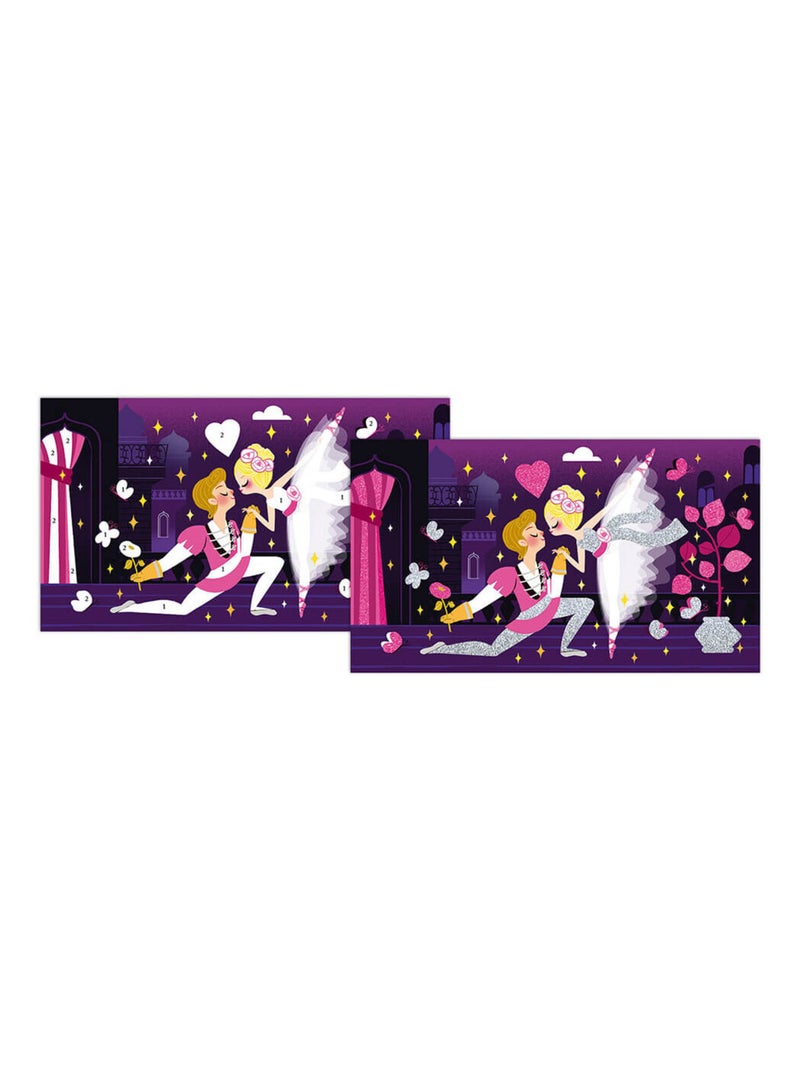 Set créatif Paillettes Fluo Danseuses N/A - Kiabi