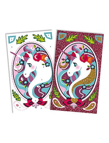 Set créatif Paillettes Licornes