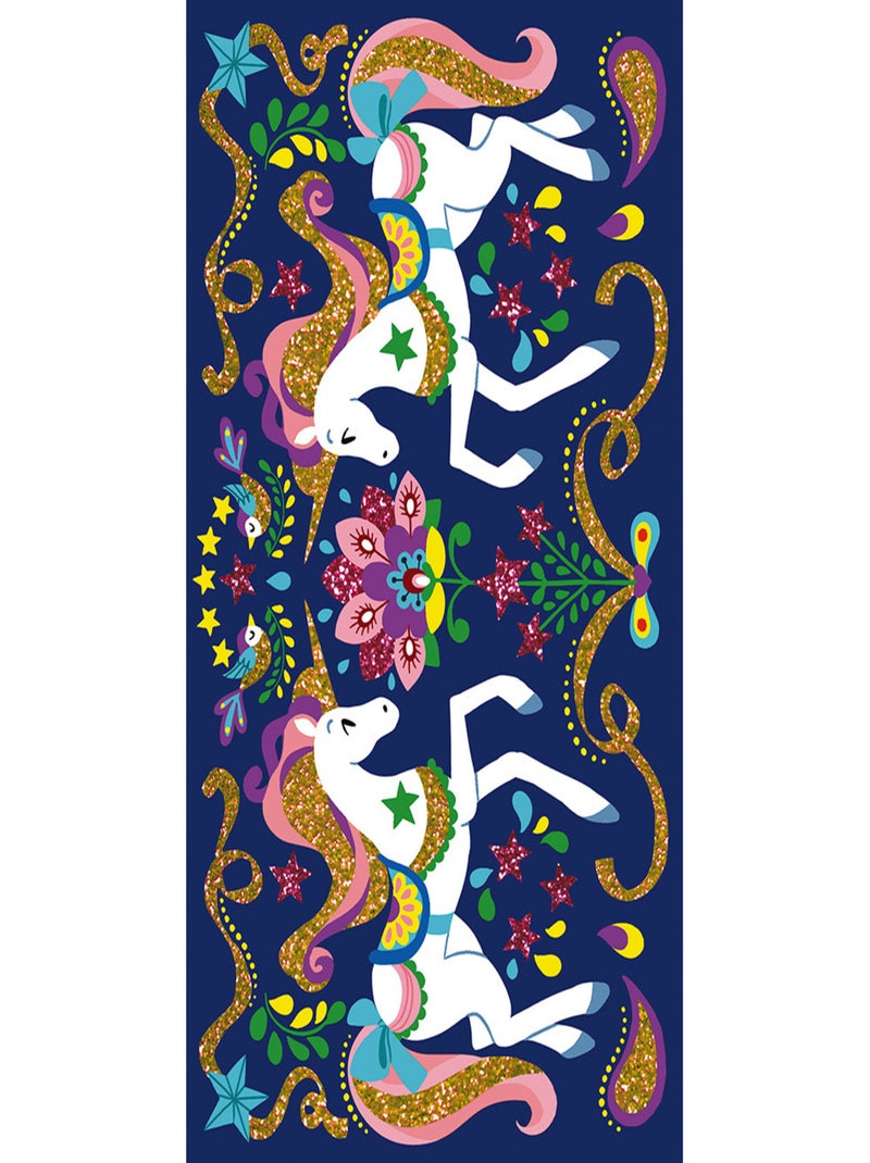 Set créatif Paillettes Licornes N/A - Kiabi