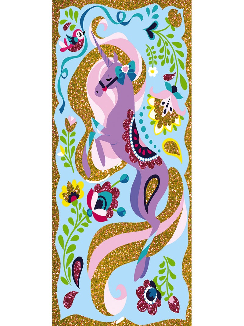 Set créatif Paillettes Licornes N/A - Kiabi