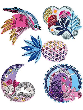 Set créatif Pixel Art Strass Jolies Décos