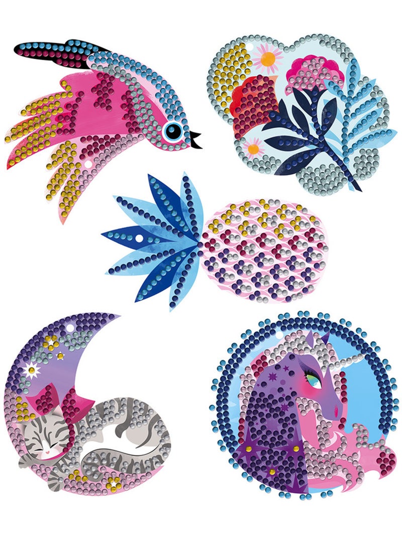 Set créatif Pixel Art Strass Jolies Décos Bleu - Kiabi
