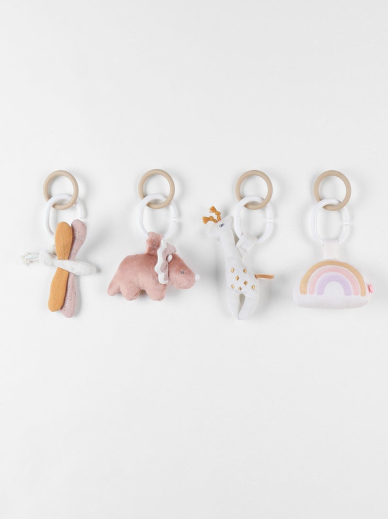 Set d'activités Popsie, Gigi & Louli pour arche d'éveil Noukie's Blanc - Kiabi