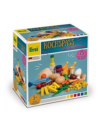 Set d'aliments en bois 75 pcs