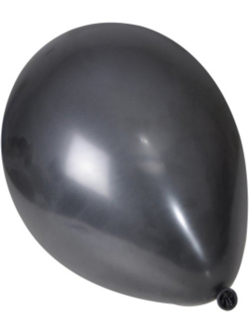 Set de 10 ballons gonflables 30 cm noir - Kiabi