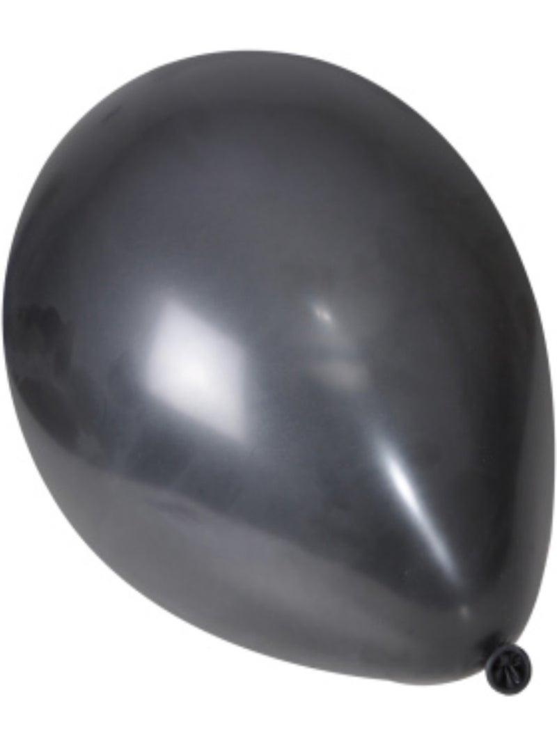 Set de 10 ballons gonflables 30 cm noir Noir - Kiabi