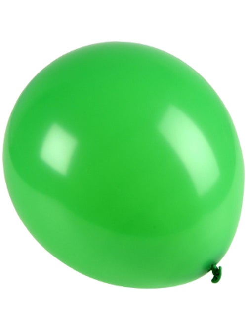 Set de 10 ballons gonflables 30 cm vert - Kiabi