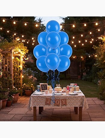 Lot de 10 ballons gonflables uni