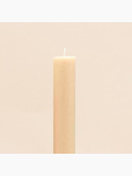 Set de 10 bougies cierges beige 20 cm - Kiabi