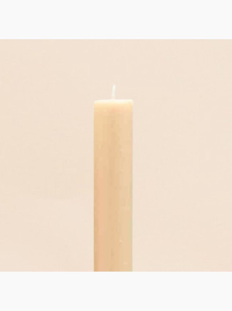 Set de 10 bougies cierges beige 20 cm Beige - Kiabi