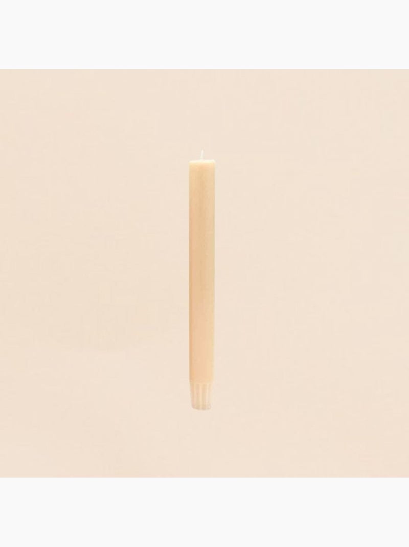 Set de 10 bougies cierges beige 20 cm Beige - Kiabi