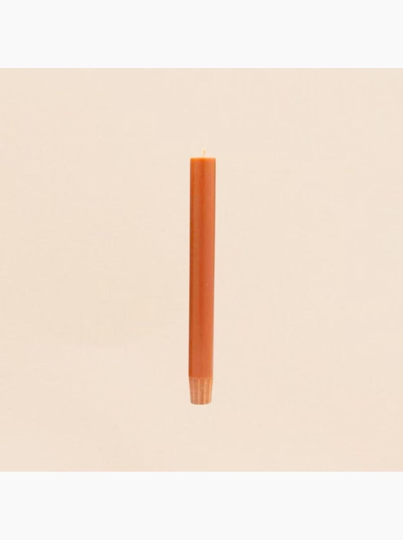 Set de 10 bougies cierges cognac 20 cm Marron - Kiabi