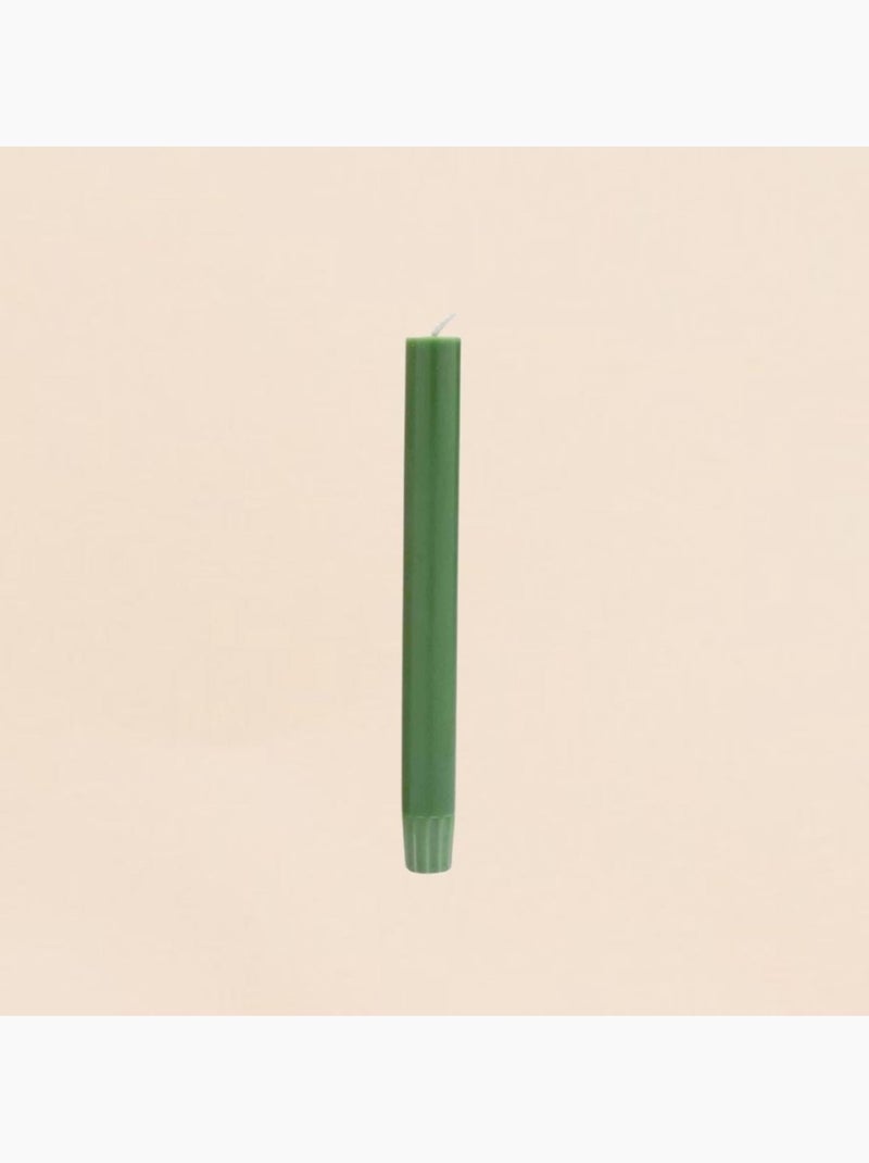 Set de 10 bougies cierges matcha 20 cm Vert - Kiabi