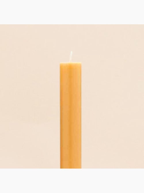 Set de 10 bougies cierges ocre 20 cm - Kiabi