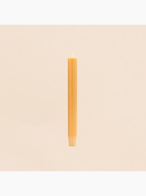 Set de 10 bougies cierges ocre 20 cm - Kiabi