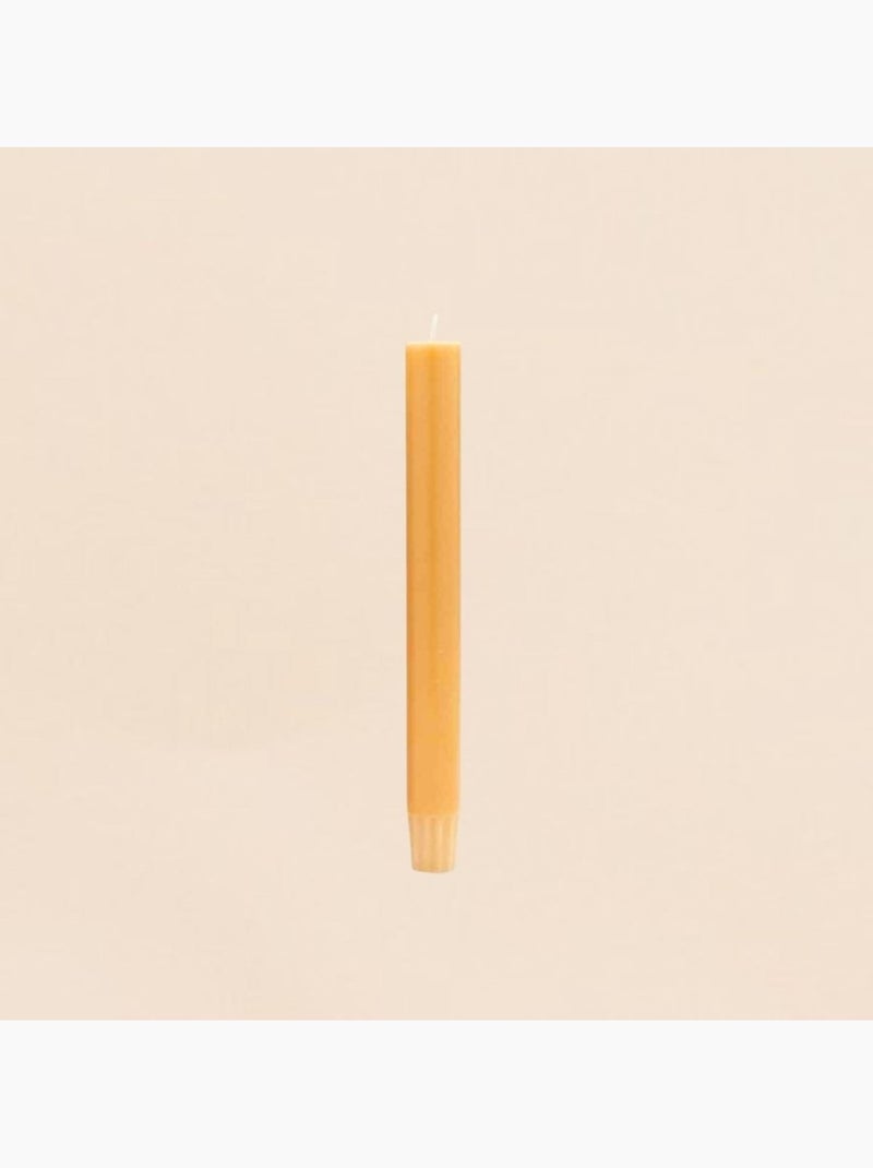 Set de 10 bougies cierges ocre 20 cm Doré - Kiabi