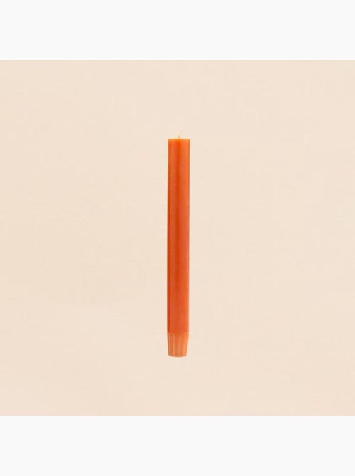 Set de 10 bougies cierges orange 20 cm - Kiabi