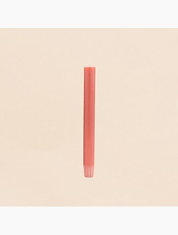 Set de 10 bougies cierges rouille 20 cm