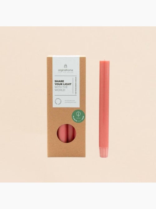 Set de 10 bougies cierges rouille 20 cm - Kiabi
