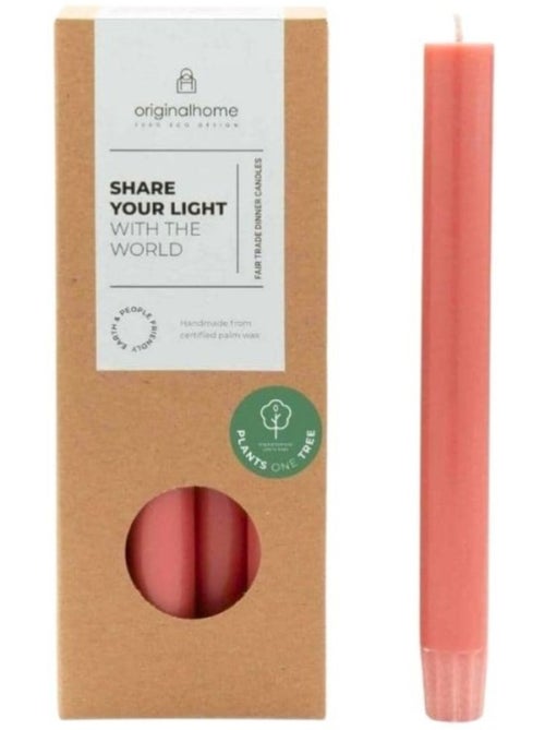 Set de 10 bougies cierges rouille 20 cm - Kiabi