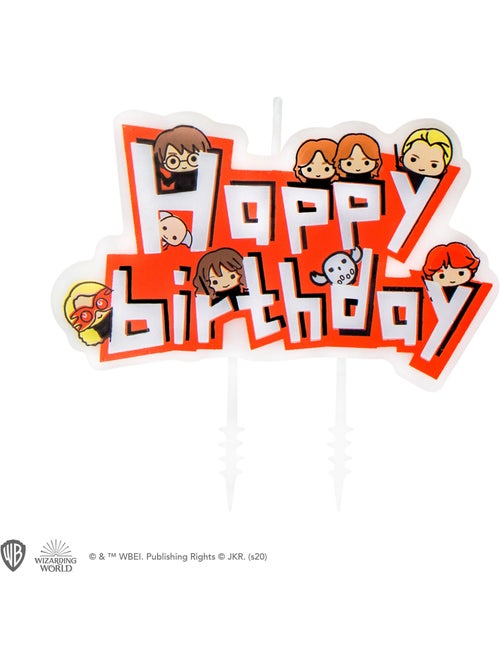 Set de 10 Bougies d'anniversaire Personnages Harry Potter & 1 Happy Birthday - Harry Potter - Kiabi