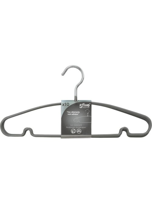 Set de 10 cintres ronds pvc - Kiabi Set de 10 cintres ronds pvc - Kiabi