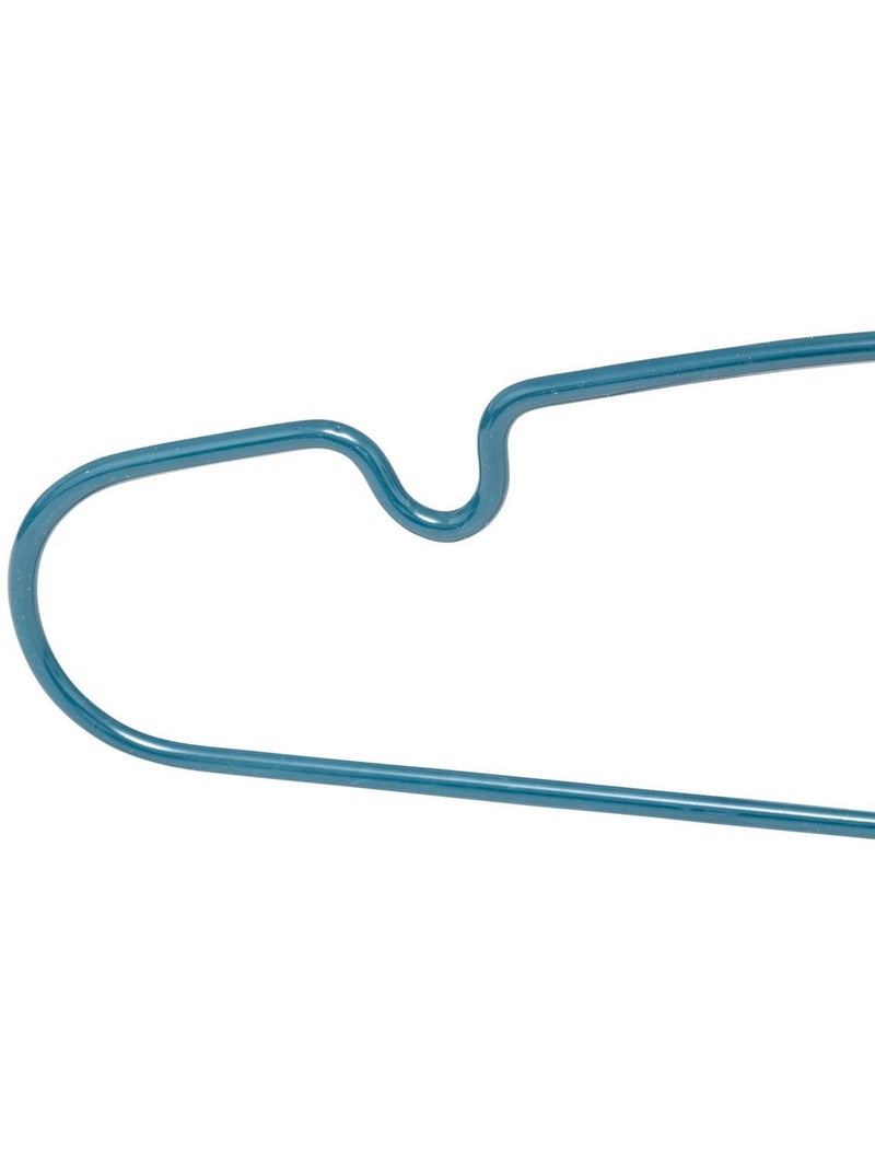 Set de 10 cintres ronds pvc Bleu - Kiabi