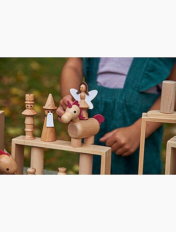 Set de 10 pièces en bois - Monde enchanté