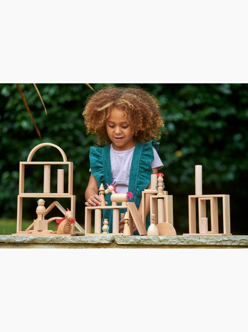 Set de 10 pièces en bois - Monde enchanté - Kiabi