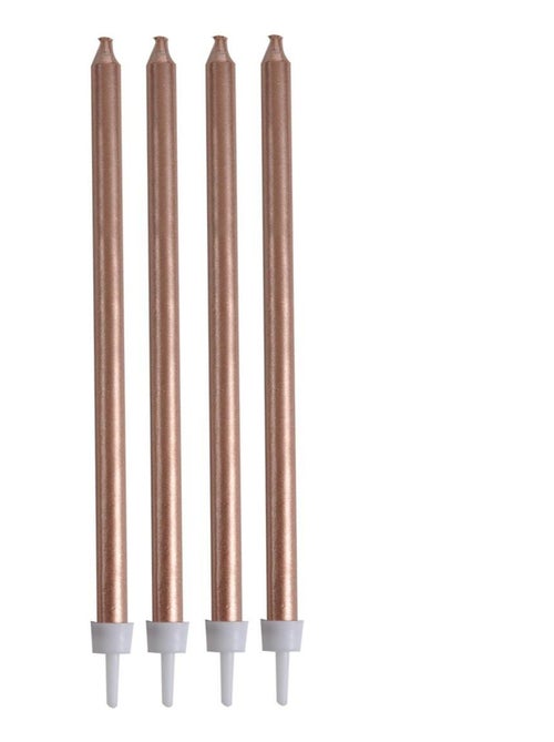 Set de 16 longues bougies d anniversaire 14.5 cm rose gold - Kiabi Set de 16 longues bougies d anniversaire 14.5 cm rose gold - Kiabi