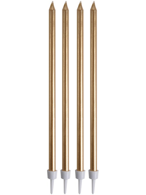 Set de 16 longues bougies d anniversaire 14.5 cm rose gold - Kiabi Set de 16 longues bougies d anniversaire 14.5 cm rose gold - Kiabi