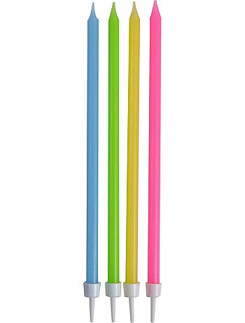 Set de 16 longues bougies d anniversaire