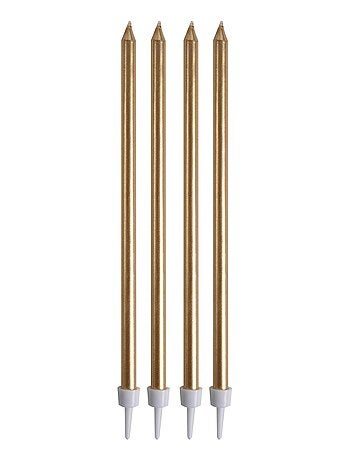 Set de 16 longues bougies d anniversaire