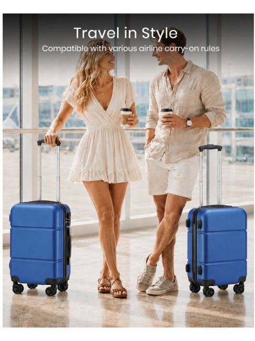 Set de 2 bagages - rigide, abs, 4 roulettes - kono - Kiabi Set de 2 bagages - rigide, abs, 4 roulettes - kono - Kiabi