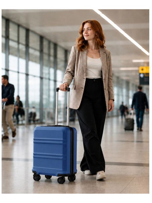 Set de 2 bagages - rigide, abs, 4 roulettes, serrure tsa - kono - Kiabi Set de 2 bagages - rigide, abs, 4 roulettes, serrure tsa - kono - Kiabi