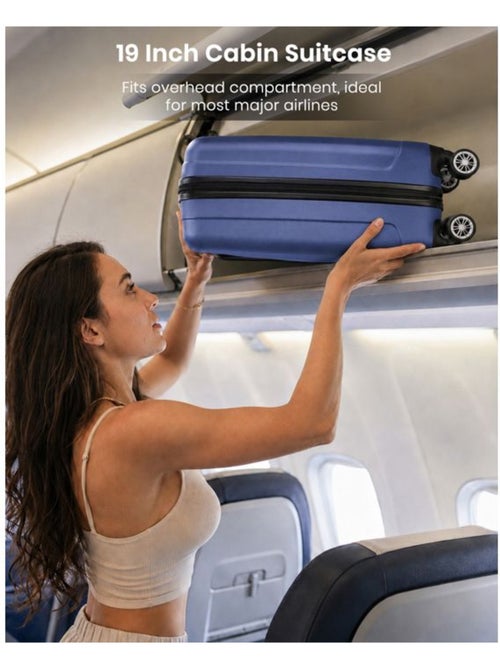 Set de 2 bagages - rigide, abs, légère, 4 roulettes - kono - Kiabi Set de 2 bagages - rigide, abs, légère, 4 roulettes - kono - Kiabi