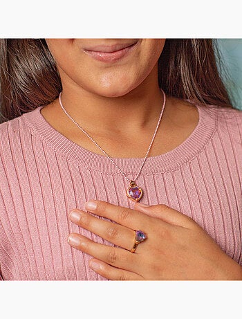 Set de 2 bagues ajustables Precious Purple Great Pretenders