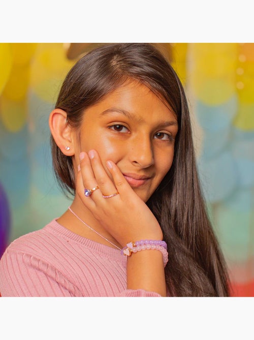 Set de 2 bagues ajustables Precious Purple Great Pretenders - Kiabi