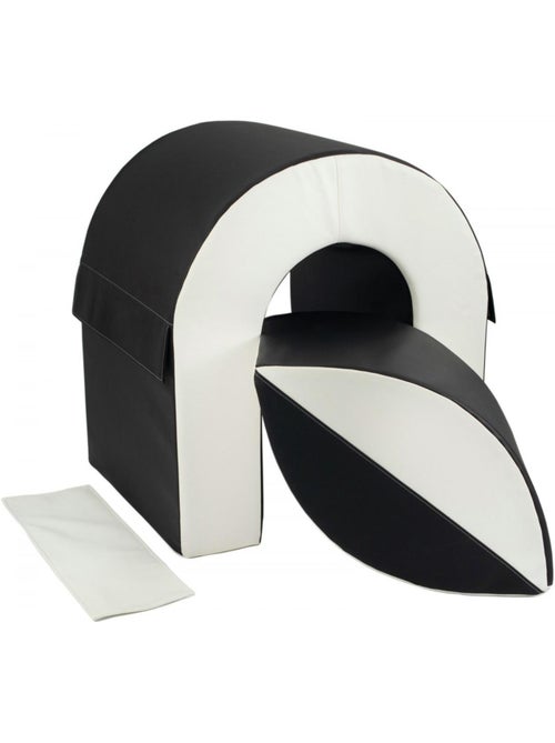 Set de 2 blocks en mousse noir - blanc - Kiabi