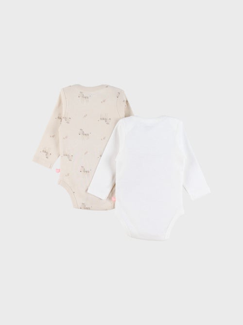 Set de 2 Bodys, Coton Noukie's - Kiabi