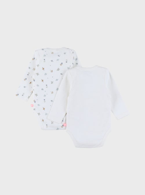 Set de 2 Bodys, Coton Noukie's - Kiabi