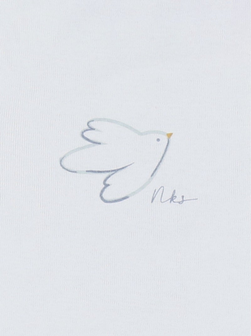 Set de 2 Bodys, Coton Noukie's Blanc - Kiabi