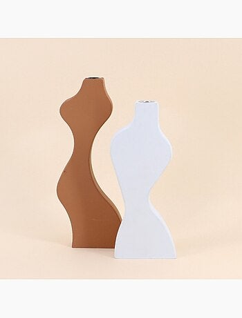 Set de 2 bougeoirs design