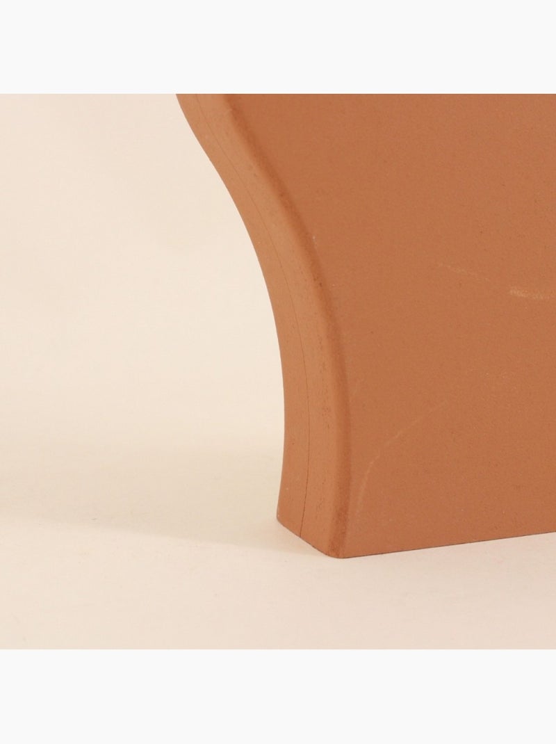Set de 2 bougeoirs design Terracotta - Kiabi