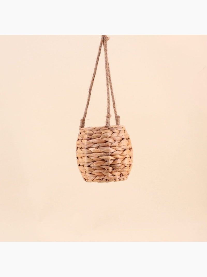Set de 2 cache-pot à suspendre en jacinthe d'eau Beige - Kiabi
