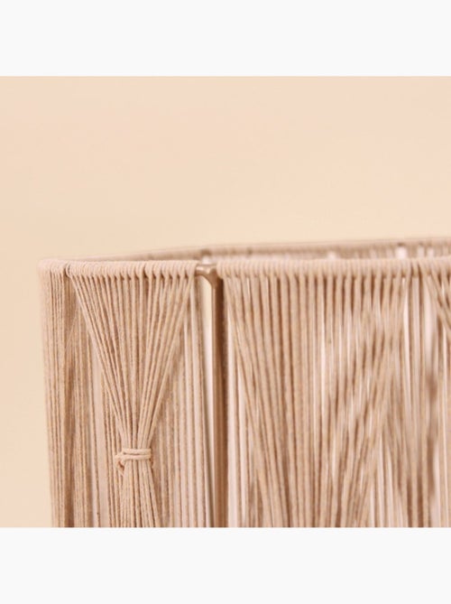 Set de 2 cache-pots en corde beige - Kiabi